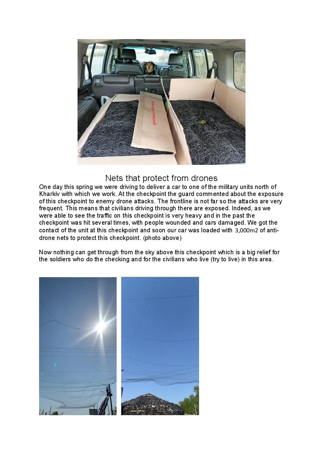 Nets that Protect from Drones